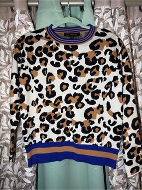 Love at First Find Leopard Sweater NWT